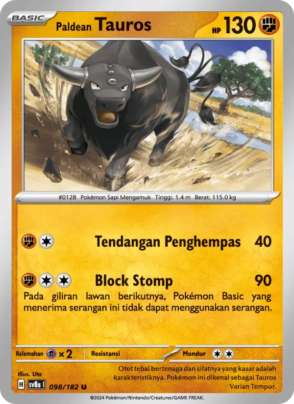 Paldean Tauros